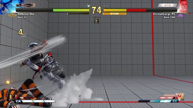 56NeverDie (Rashid) vs VicinalCorgi (Cody) Ranked Match Set. (Street Fighter 5 Champion Edition) смотреть онлайн
