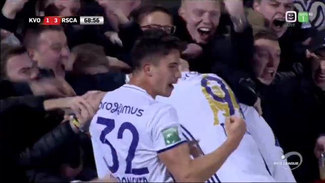 Tielemans again! Amazing goal vs Oostende (2) смотреть онлайн