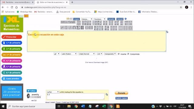 Uso de Overleaf y Codecogs - Creación de documentos en LaTeX смотреть онлайн