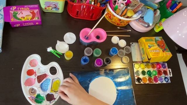 Рисование «Наша Земля» ватными дисками смотреть онлайн