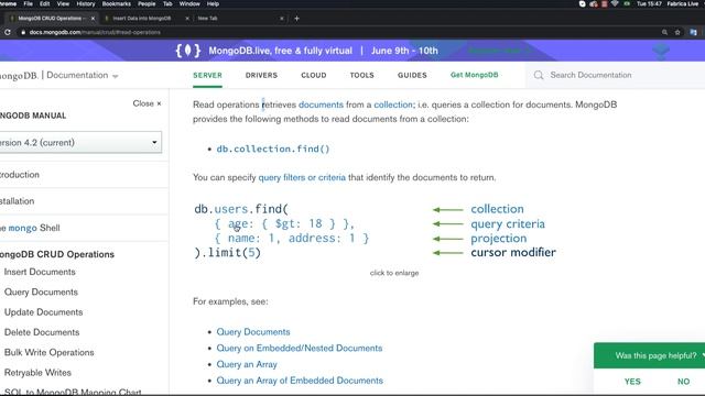 #19 - NodeJS - READ - Filtrando Dados do MongoDb смотреть онлайн