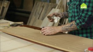 Реставрация лакированной столешницы