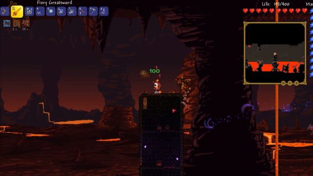 Terraria 1.3 Best Pre Hardmode Melee Armor | How to make the fiery Greatsword - Terraria tutorial смотреть онлайн