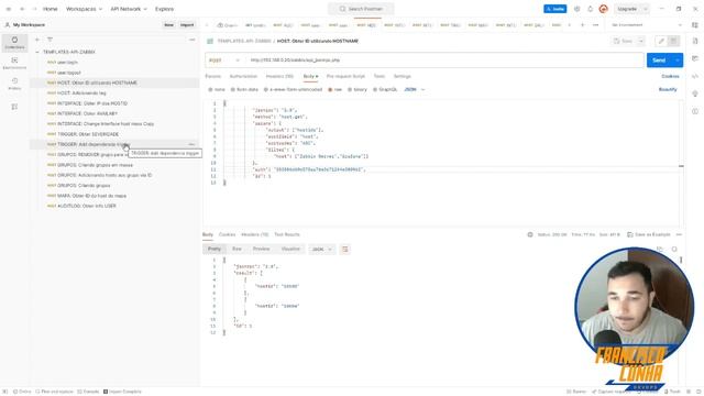 Como manipular API do ZABBIX com POSTMAN смотреть онлайн