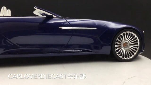 Schuco 1:18 Mercedes-Maybach Vision 6 Coupe Resin Car Model (450006600) Blue