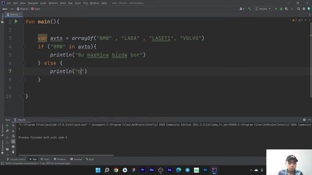 Kotlin Dasturlash tili | 15 dars Arrays смотреть онлайн