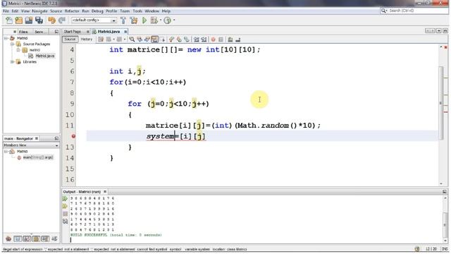 Matrici con Java dimostrazione con ciclo infinito смотреть онлайн