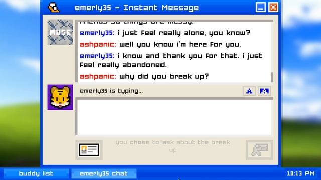 Emily Is Away, A Game About Instant Messaging A Crush смотреть онлайн