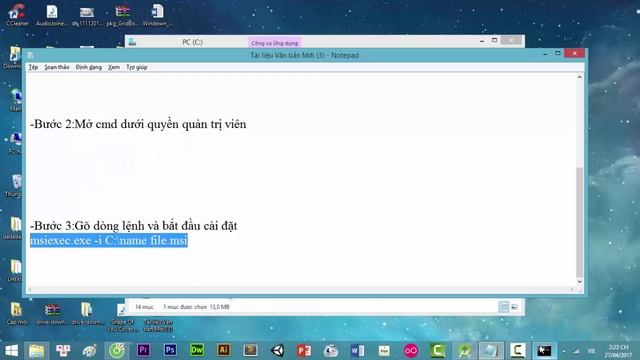 Hướng dẫn cài file đuôi .msi смотреть онлайн