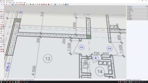 Стены. Из Sketchup в Blender.