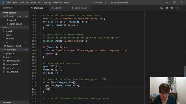 Read a combination of strings and numbers using an ifstream object смотреть онлайн