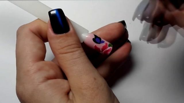 Объемный Маникюр "бабочка на ногтях". смотреть онлайн