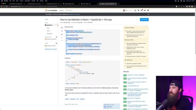 01 - Creating a repo + setting up a React + Vite project смотреть онлайн