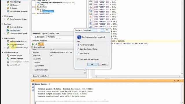 Basic Implementation With PlanAhead смотреть онлайн
