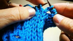 Красивая петля для пуговиц для резинки 1х1