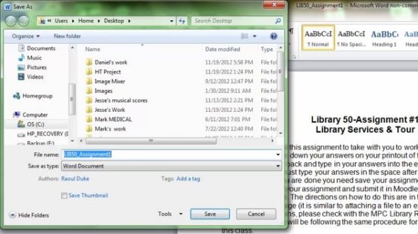 How to Name and Save a Microsoft Word Document in Rich Text Format