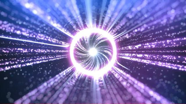 4K Space Beams Ring ║ Moving Backgrounds For Edits ║Wide-Screen║ Purple Blue Live Wallpaper AA-vfx