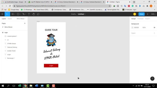 MEMBUAT DESAIN UI DENGAN FIGMA смотреть онлайн