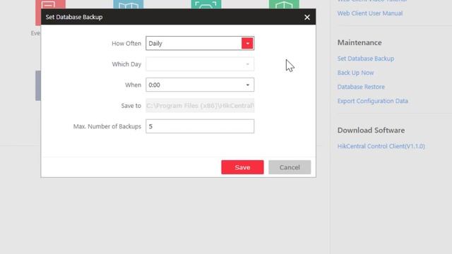 HikCentral Database Backup and Restore смотреть онлайн