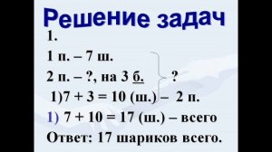 "План решения задач в два действия" Урок математики в 1 классе УМК "Школа России"-Нечитайлова В. А.
