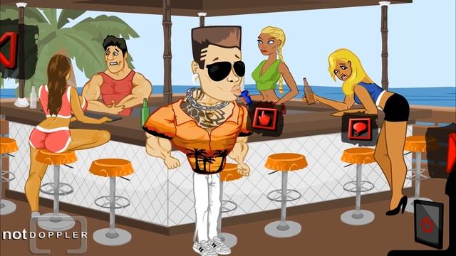 Douchebag Beach Club (Flash Game)