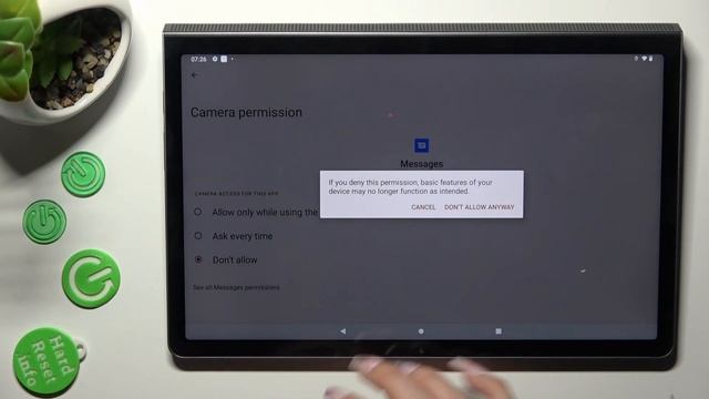 How to Change App Permissions in Lenovo Yoga Tab 11 смотреть онлайн