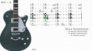 Retro Driving Rock In A Major _ Guitar Backing Track