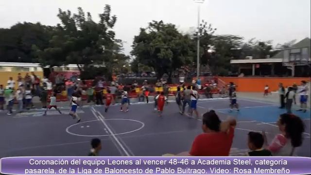 Leones se corona campeón en la Liga de Baloncesto de Pablo Buitrago. смотреть онлайн