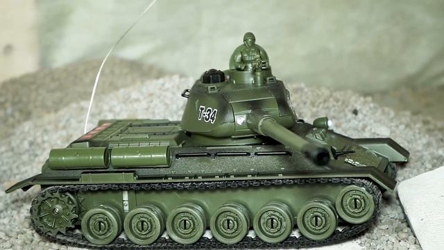 Танк радиоуправляемый 99809 T34 смотреть онлайн