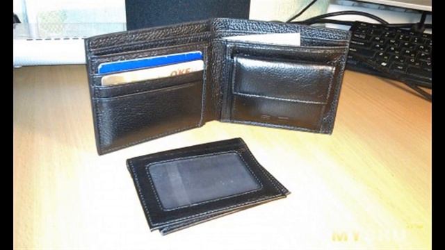 Mens Coin Wallet + Free Shipping (Кожаный кошелек с бесплатной доставкой) | #Обзор смотреть онлайн