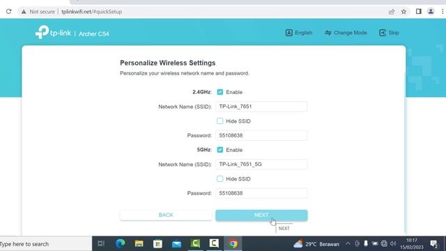 Setting Tplink Archer C54 Wifi Extender