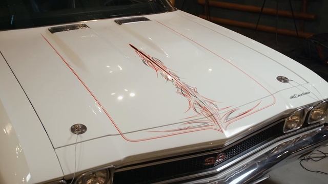 Роспись автомобиля Chevrolet Elcamino SS #пинстрайпинг #pinstriping #finebrush #c13paint #9gshop смотреть онлайн
