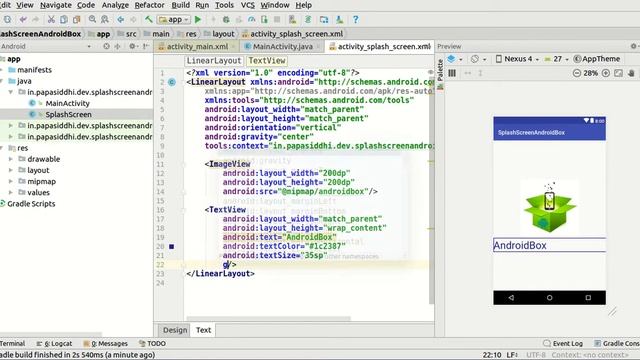How To Make Splash Screen In Android Studio - Android Studio Tutorial For Beginners In Hindi смотреть онлайн