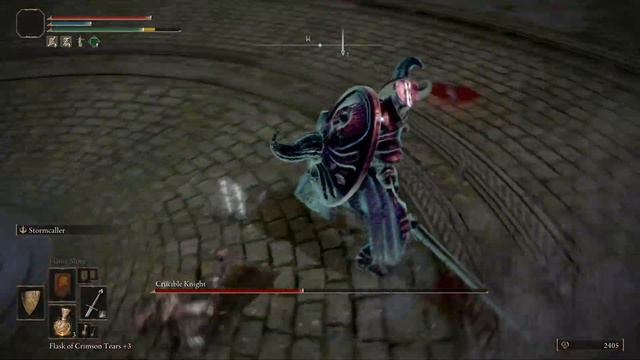 ELDEN RING - Crucible Knight teaches me how to dodge смотреть онлайн