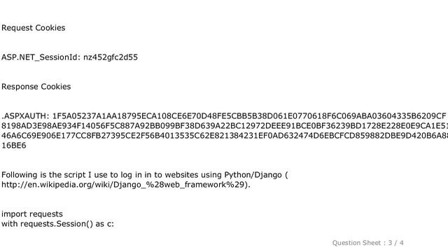 Django : Unable to log in to ASP.NET website with requests module of Python смотреть онлайн