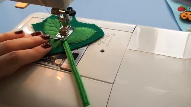 МК Листики земляники/клубники из фетра смотреть онлайн