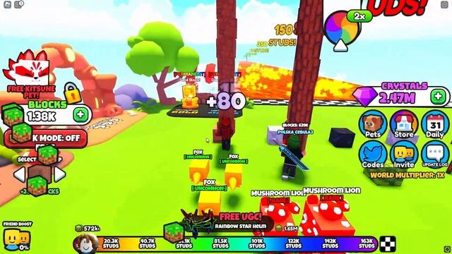 ГОНКИ НА ЛАВІ ▶ Block Race Роблокс українською смотреть онлайн