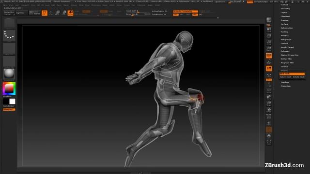 Третья практическая работа курса "ZBrush.Инструментарий" • ZBrush3d.com смотреть онлайн
