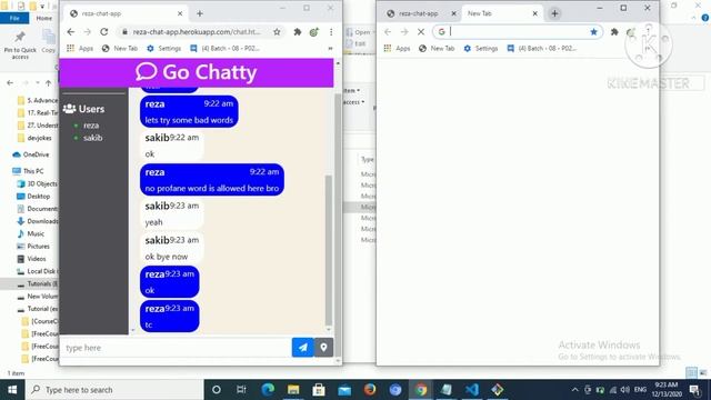 Gochatty (a real time chat application built with node js) смотреть онлайн