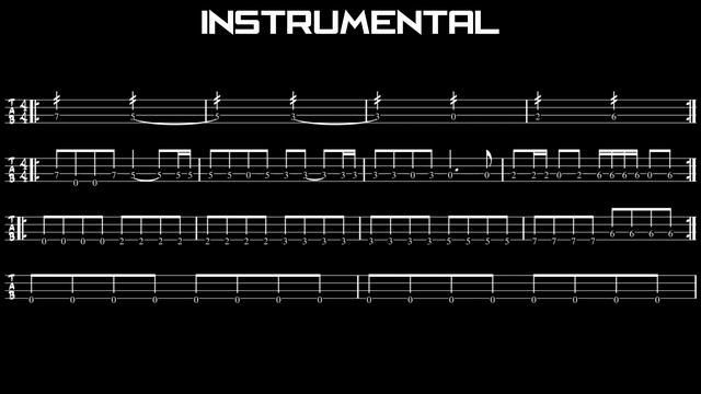 Metallica - Master of Puppets (Bass Backing Track w/tab) смотреть онлайн