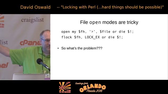 2016 - Locking with Perl (...hard things should be possible) - David Oswald смотреть онлайн