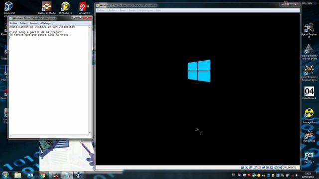 Tuto Win 10 Pro Activé sur Oracle VirtualBox смотреть онлайн