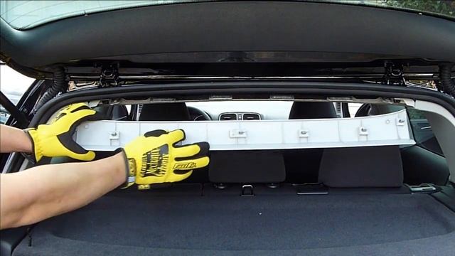 How to remove the compass module in a VW Golf, required for RNS315 or RNS510 installation смотреть онлайн
