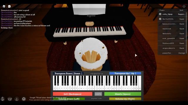 Playing " Melanie Martinex - Detention - Roblox Piano! " смотреть онлайн