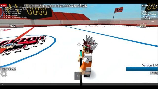 ROBLOX: HHCL hockey 3 on 3 Fancy trick смотреть онлайн