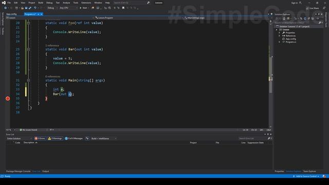 КЛЮЧЕВОЕ СЛОВО OUT C# | РАЗНИЦА между REF и OUT C# | C# ОТ НОВИЧКА К ПРОФЕССИОНАЛУ | # 44 смотреть онлайн