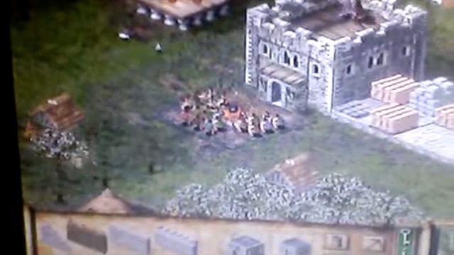 Обзор игры Stronghold как я играю по сети часть 1 смотреть онлайн