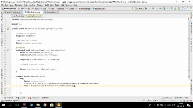 Masking Image in Android Studio смотреть онлайн