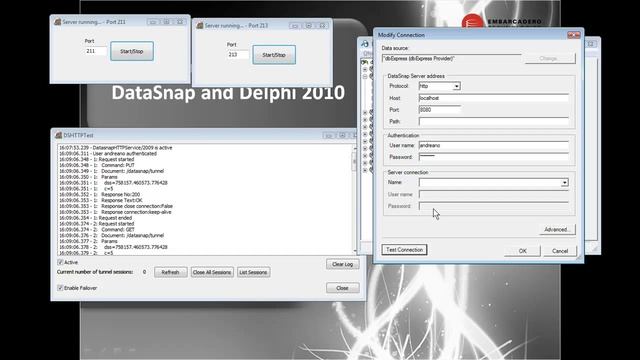 Failover Server in DataSnap and Delphi 2010 смотреть онлайн