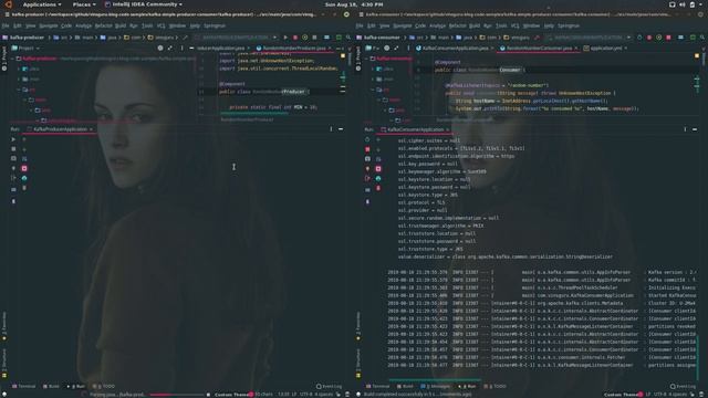 kafka producer consumer demo смотреть онлайн